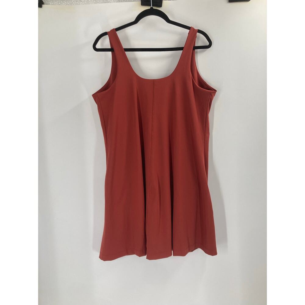Old Navy Rust Sienna Birch Powersoft Athletic Athleisure Dress XL Built in Short - Picture 3 of 9